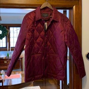 Oxblood Quilted Performance Water Resistant Jacket